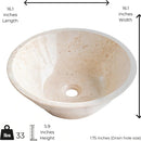 Cappuccino Marble Sink