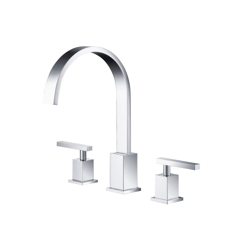 3 Hole Deck Mount Roman Tub Faucet