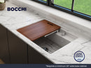 BAVENO 27" Hide Away undermount or drop in 27" Single Bowl Kitchen Sink, 3 Hole faucet drilling