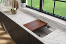 BAVENO 27" Hide Away undermount or drop in 27" Single Bowl Kitchen Sink, 2 Hole faucet drilling