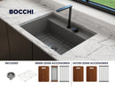 BAVENO 27" Hide Away undermount or drop in 27" Single Bowl Kitchen Sink, 2 Hole faucet drilling