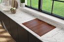 BAVENO 27" Hide Away undermount or drop in 27" Single Bowl Kitchen Sink, 3 Hole faucet drilling