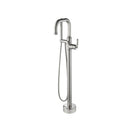Freestanding Floor Mount Bathtub / Tub Filler With Hand Shower