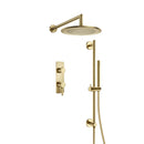 Two Output Shower Set With Shower Head, Hand Held And Slide Bar