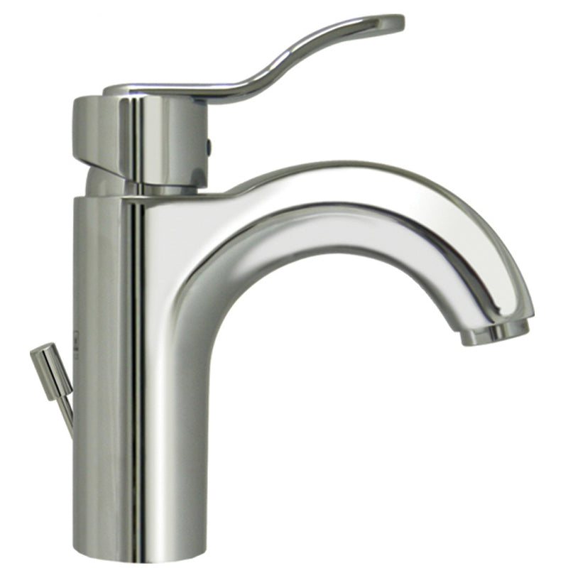 Whitehaus Wavehaus Single Hole/Single Lever Lavatory Faucet with Pop-up Waste