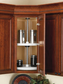 REV A SHELF : Value Line Polymer Full-Circle 2-Shelf Lazy Susans for Corner Wall Cabinets