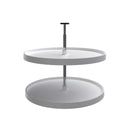 REV A SHELF : Value Line Polymer Full-Circle 2-Shelf Lazy Susans for Base Cabinets