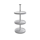 REV A SHELF : Value Line Polymer Full-Circle 3-Shelf Lazy Susans for 39" to 42" H Corner Wall Cabinets