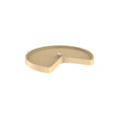 REV A SHELF : Value Line Polymer Kidney Lazy Susan Shelf for Corner Base Cabinets
