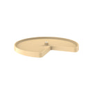 REV A SHELF : Value Line Polymer Kidney Lazy Susan Shelf for Corner Base Cabinets