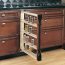 REV A SHELF : Wood Base Filler Pullout Organizer for New Kitchen Applications