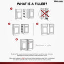 REV A SHELF : Wood Base Filler Pullout Organizer for New Kitchen Applications