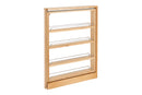 REV A SHELF : Wood Base Filler Pullout Organizer for New Kitchen Applications
