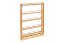 REV A SHELF : Wood Base Filler Pullout Organizer for New Kitchen Applications w/ BB Soft-Close