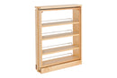 REV A SHELF : Wood Base Filler Pullout Organizer for New Kitchen Applications w/ BB Soft-Close