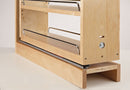 REV A SHELF : Wood Base Filler Pullout Organizer for New Kitchen Applications w/ Soft-Close