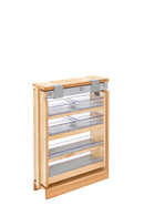 REV A SHELF : Wood Vanity Base Filler Pull Out Organizer for New Vanity Applications w/Soft Close