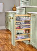 REV A SHELF : Wood Vanity Base Filler Pull Out Organizer for New Vanity Applications w/Soft Close