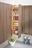 REV A SHELF : Wood Wall Filler Pullout for 33" H New Kitchen Applications w/ BB Soft-Close