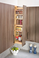 REV A SHELF : Wood Wall Filler Pullout for 39" H New Kitchen Applications w/ BB Soft-Close