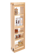 REV A SHELF : Wood Wall Filler Pullout for 42" H New Kitchen Applications w/ BB Soft-Close