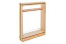 REV A SHELF : Wood Base Towel Bar Filler Pullout Organizer for New Kitchen Applications w/ BB Soft-Close