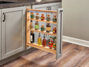 REV A SHELF : Wood Base Cabinet Organizer Insert w/ Soft-Close