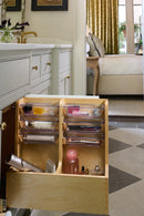 REV A SHELF : Wood Vanity Sink Pullout Organizer w/ Soft-Close