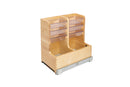 REV A SHELF : Wood Vanity Sink Pullout Organizer w/ Soft-Close