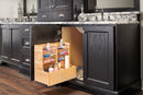 REV A SHELF : Wood Vanity Sink Pullout Organizer w/ Soft-Close