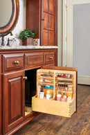 REV A SHELF : Wood Vanity Sink Pullout Organizer w/ Soft-Close