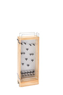 REV A SHELF : Wood Base Cabinet Stainless Steel Pull Out Organizer w/BB Soft Close