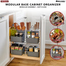 REV A SHELF : Wood Base Cabinet Modular Pullout Organizer w/ Soft Close