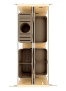 REV A SHELF : Wood Base Cabinet Modular Pullout Organizer w/ Soft Close