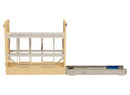 REV A SHELF : Wood Bakeware Pullout Organizer w/ BB Soft-Close