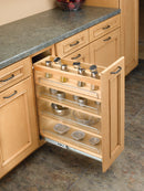 REV A SHELF : Wood Spice Insert Accessory for 448 Series Organizer w/ Soft-Close