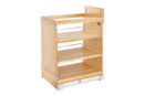 REV A SHELF : Wood Base Cabinet Pullout Organizer w/ Soft-Close