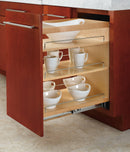 REV A SHELF : Wood Base Cabinet Pullout Organizer w/ Soft-Close