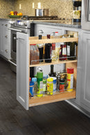 REV A SHELF : Wood Base Cabinet Pullout Organizer w/ Soft-Close