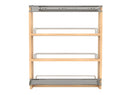 REV A SHELF : Wood Base Cabinet Pullout Organizer Accessory for 448 BCSC series