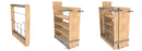REV A SHELF : Wood Base Cabinet Pullout Organizer Accessory for  448 BCSC series