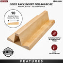 REV A SHELF : Wood Spice Insert Accessory for 448 Series Organizer w/out Soft-Close