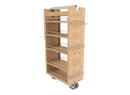 REV A SHELF : Wood Tall Cabinet Pullout Pantry Organizer w/ Soft-Close
