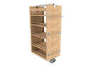REV A SHELF : Wood Tall Cabinet Pullout Pantry Organizer w/ Soft-Close