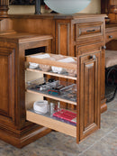 REV A SHELF : Wood Vanity Pullout Organizer w/ Soft-Close