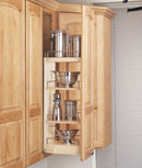 REV A SHELF : Wood Wall Cabinet Pullout Organizer