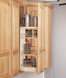 REV A SHELF : Wood Wall Cabinet Pullout Organizer