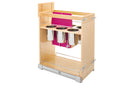 REV A SHELF : Wood Base Cabinet Knife Block Pullout Organizer w/ Soft-Close