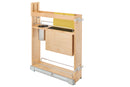 REV A SHELF : Wood Base Cabinet Knife Block Pullout Organizer w/ Soft-Close