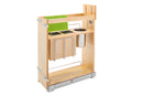 REV A SHELF : Wood Base Cabinet Knife Block Pullout Organizer w/ Soft-Close